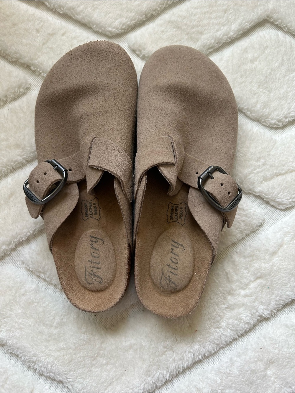 Fitory “Breathe” Comfortable Clog in Taupe